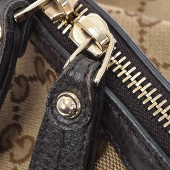 GUCCI GG pattern brown Handbag - Picture 9 of 12